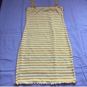 Striped mini dress